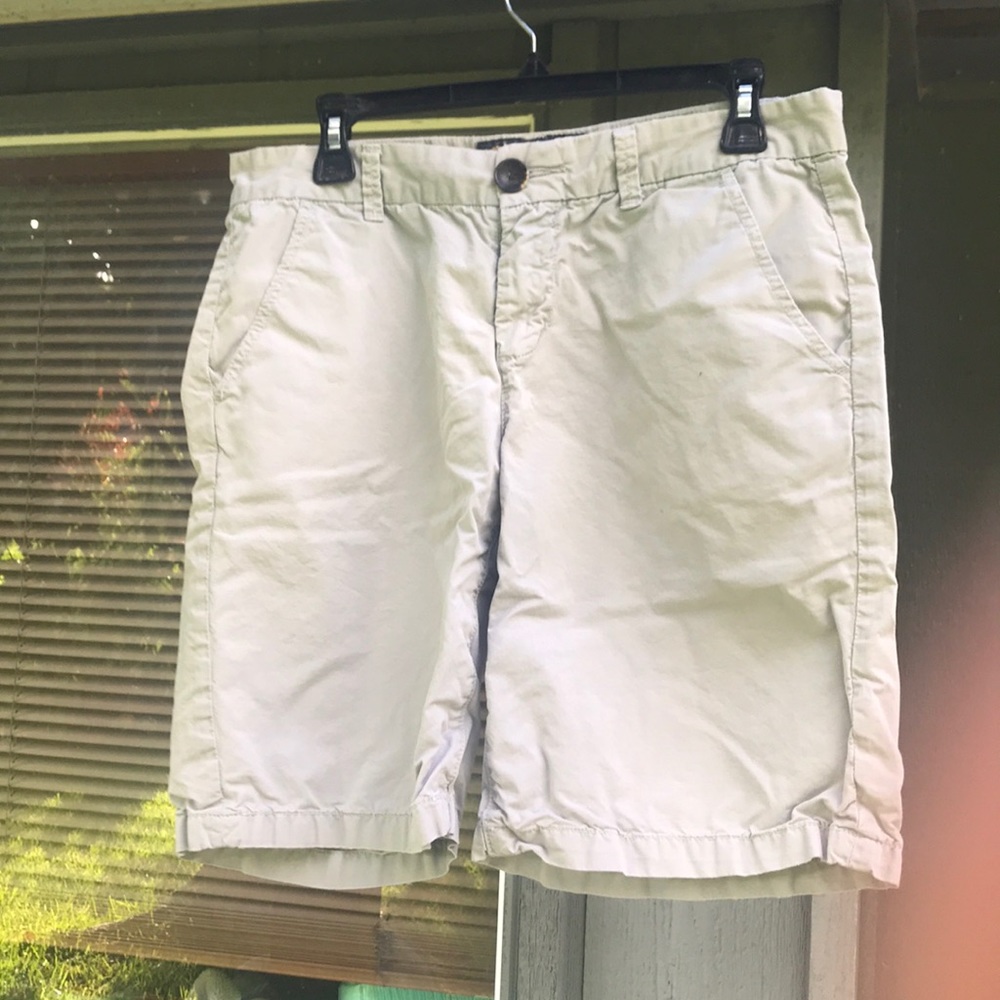 Light grey dress shorts